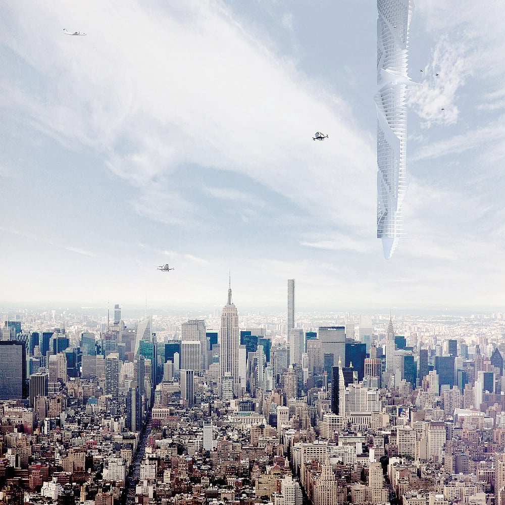 உலகின் 'முதல் தொங்கும் கட்டடம்'