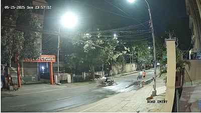 தேனாம்பேட்டையில் இருசக்கர வாகனங்கள் மோதியதில் தலைக்கவசம் அணியாதவர் பலி!