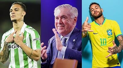 பிரேசிலுக்கு புதிய பயிற்சியாளரான கார்லோ அன்செலாட்டி..! ஆண்டனி உள்ளே, நெய்மர் வெளியே! 