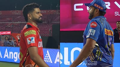 ஷ்ரேயாஸைக் கிண்டல் செய்த ரோஹித் சர்மா..! வைரல் விடியோ!