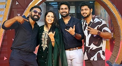 சூப்பர் சிங்கர் நிகழ்ச்சிக்கு குழுவாகச் சென்ற அய்யனார் துணை நடிகர்கள்!