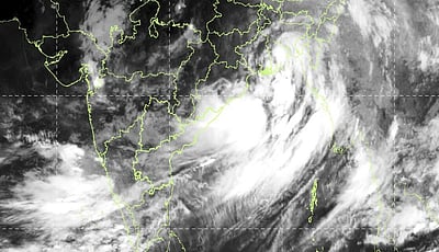 காற்றழுத்த தாழ்வு மண்டலமாக வலுவடைந்தது புயல் சின்னம்!