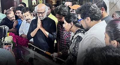 நடிகர் ராஜேஷ் உடலுக்கு ரஜினிகாந்த் அஞ்சலி!