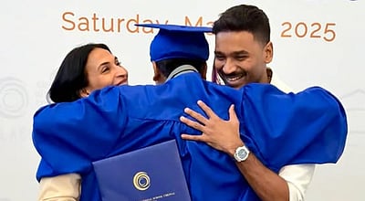 நானும் அம்மாவும் பெருமையடைகிறோம்... மகனை வாழ்த்திய தனுஷ்!