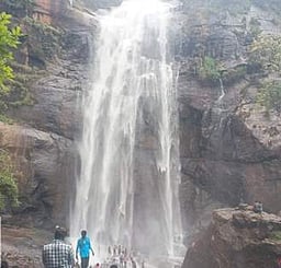 கொல்லிமலையில் வட பாறையாக காட்சியளிக்கும் ஆகாய கங்கை அருவி: சுற்றுலாப் பயணிகள் ஏமாற்றம்