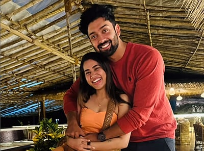 மிஸ்டர் மனைவி தொடர் நாயகன் பிறந்தநாளில்... காதலைச் சொன்ன ஆர்த்தி சுபாஷ்!