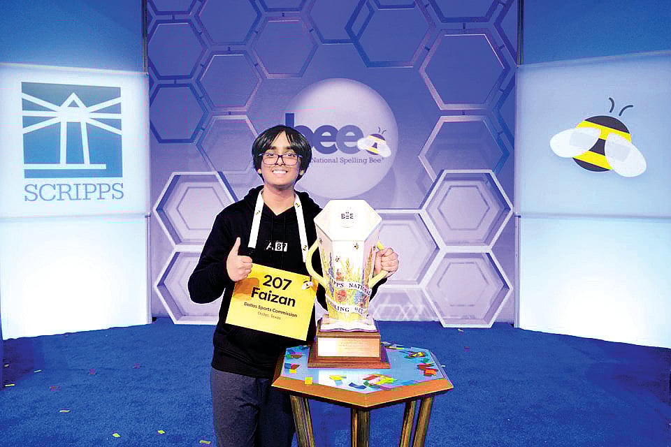 'ஸ்பெல்லிங்  பீ' சாம்பியன்..