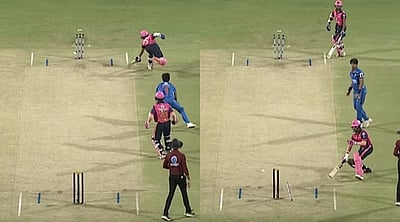 இப்படியுமா ரன் அவுட் ஆகும்? வைரலாகும் விடியோ! 