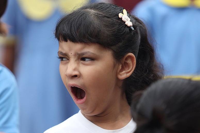 Yawning