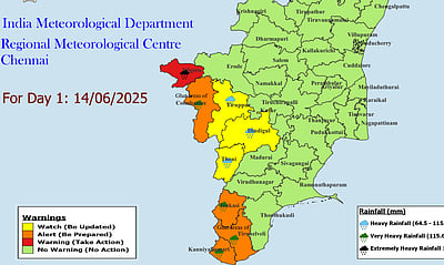 நீலகிரிக்கு ரெட் அலர்ட்! தென் மாவட்டங்களில் இன்று கனமழை! 
