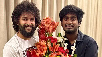 டூரிஸ்ட் ஃபேமலி இயக்குநரை நேரில் சந்தித்து வாழ்த்திய நானி!