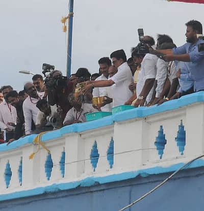 கல்லணையை திறந்து வைத்தாா் முதல்வா் மு.க. ஸ்டாலின்!