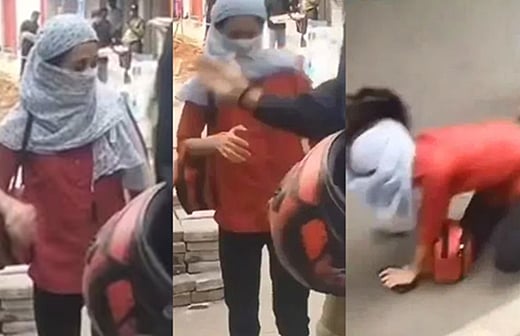 சாலையில் பெண்ணை அறைந்த பைக் டாக்ஸி ஓட்டுநர் மீது வழக்கு!