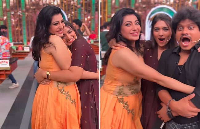 குக் வித் கோமாளி நிகழ்ச்சி அரங்கில்...