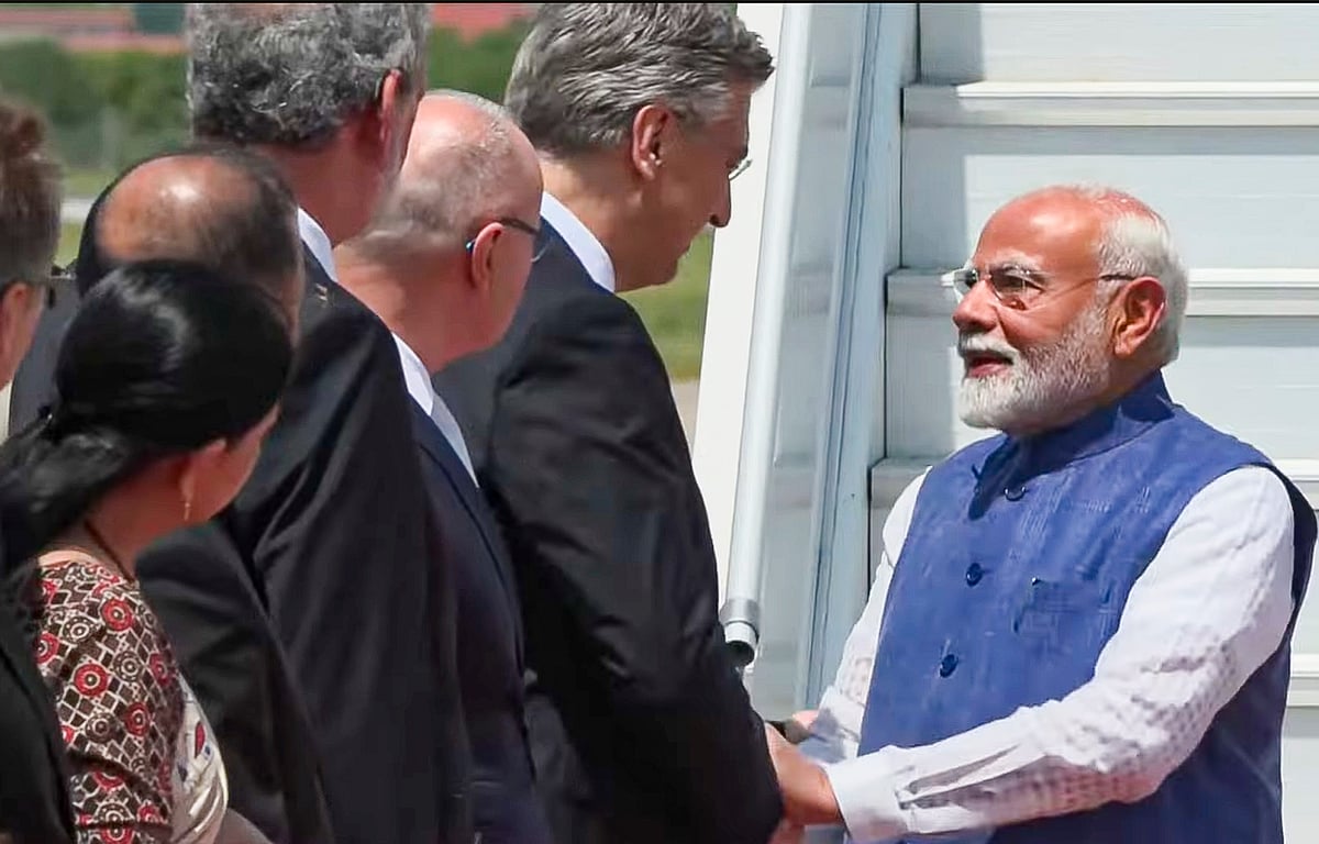 குரோஷியாவில் பிரதமர் மோடி - புகைப்படங்கள்