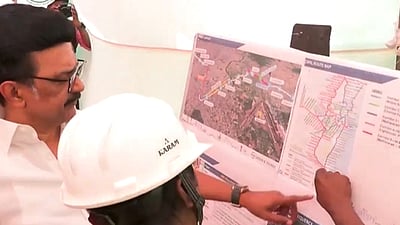 மெட்ரோ ரயில் கட்டுமானப் பணிகள்: முதல்வர் ஸ்டாலின் ஆய்வு!