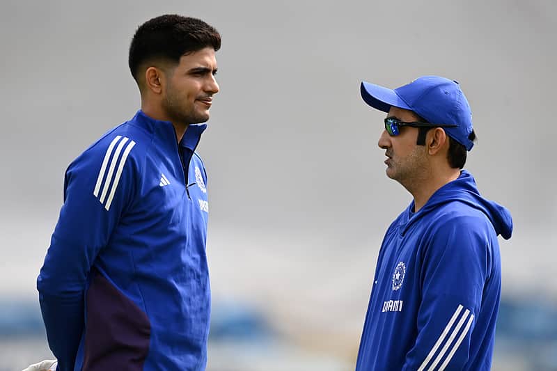 captain shubman gill with head coach gautam gambhir