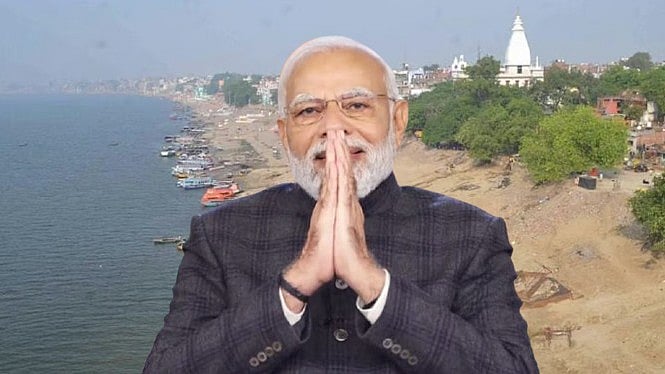 தேர்தல் பிரசாரத்துக்காகப் பயன்படுத்தப்படும் கங்கை நதி! காங்கிரஸ் குற்றச்சாட்டு