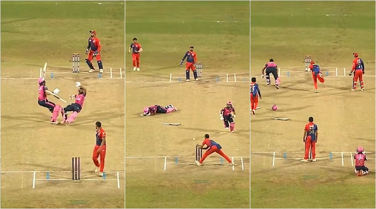 எம்பிஎல்: ரன் ஓடும்போது இடித்துக்கொண்ட பேட்டர்கள், இருவருமே ரன் அவுட் ஆகாத அதிர்ஷ்ட நிகழ்வு!