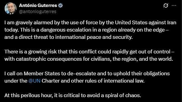 இஸ்ரேல் - ஈரான் - அமெரிக்கா! ஐ.நா. கவலை! 