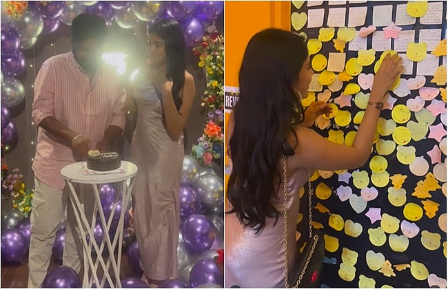 சகோதரனின் பிறந்தநாளை விமர்சையாக கொண்டாடிய சீரியல் நடிகை!