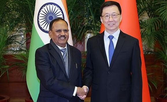 சீன துணை அதிபருடன் அஜித் தோவல் சந்திப்பு!