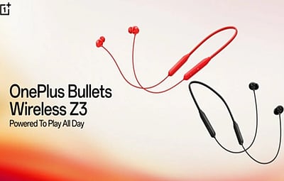 ஒன்பிளஸ் புல்லட் வயர்லெஸ் பட்ஸ் இசட் 3! இந்தியாவில் அறிமுகம்!