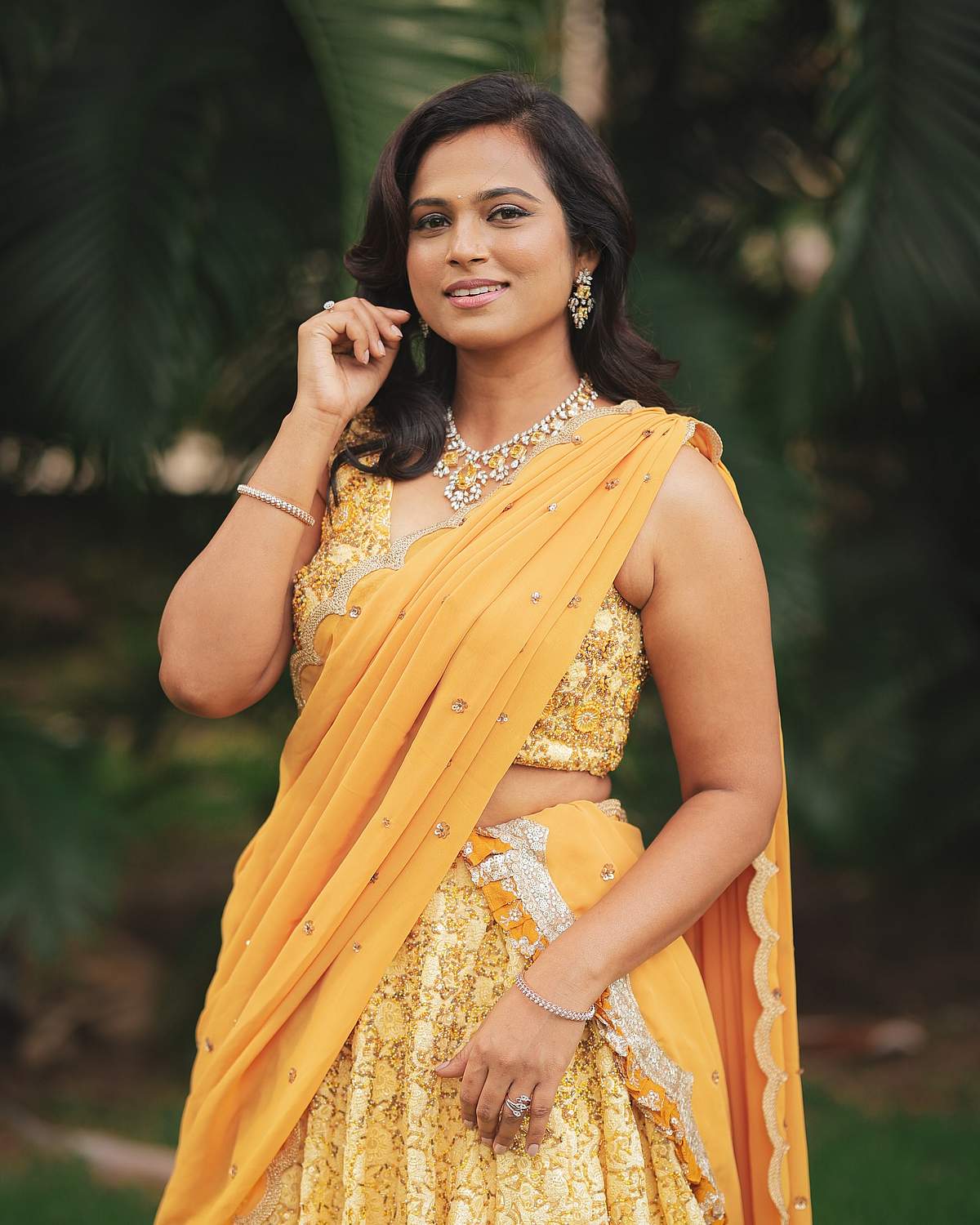 அழகூரில் பூத்தவளே... ரம்யா பாண்டியன்!