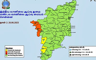 கோவை, நீலகிரிக்குத் தொடரும் ஆரஞ்சு எச்சரிக்கை!