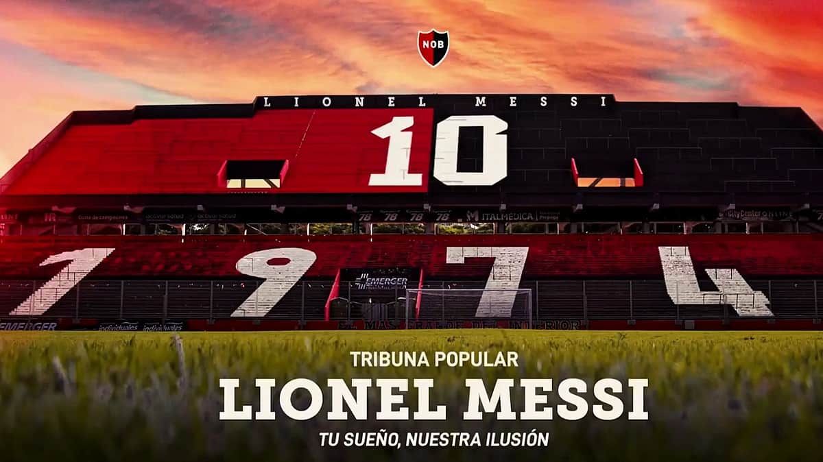 நியூவெல்ஸ் ஓல்ட் பாய்ஸ் திடலில் மெஸ்ஸியின் பெயர்! சொந்த ஊரின் கிளப்புக்கு திரும்புகிறாரா? 