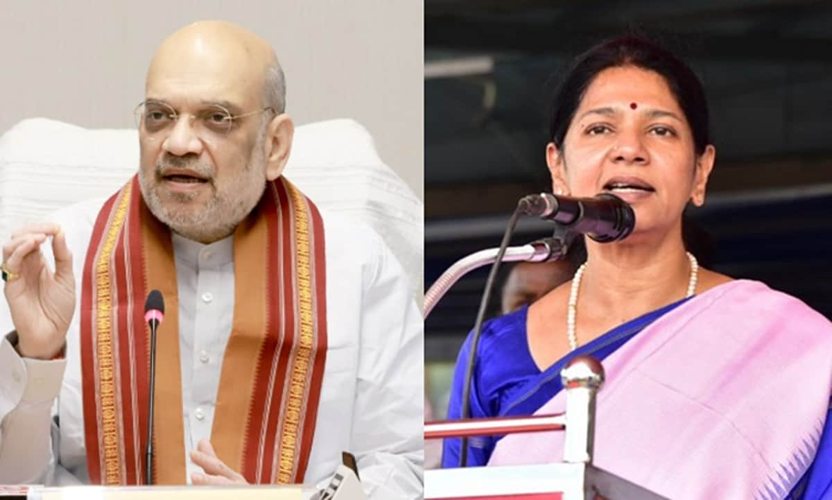 'நீங்க உங்க மொழியில பேசுங்க, நாங்க எங்க மொழியில பேசுறோம்' - அமித் ஷாவுக்கு கனிமொழி பதில்