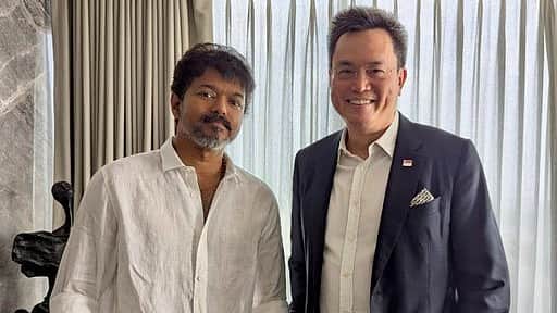 கோலிவுட் சூப்பர்ஸ்டார்... விஜய்க்கு சிங்கப்பூர் தூதர் புகழாரம்!