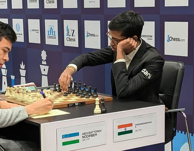 உஸ்பெகிஸ்தான் செஸ் கோப்பை- பிரக்ஞானந்தா சாம்பியன் 