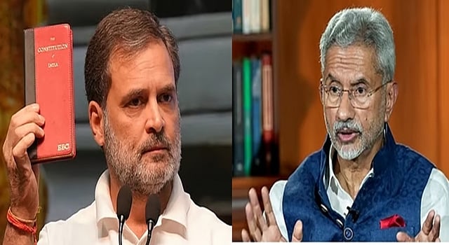 அரசியலமைப்பை மதிக்கக் கற்றுக்கொள்ள வேண்டும்:  ராகுலுக்கு ஜெய்சங்கர் அறிவுரை!