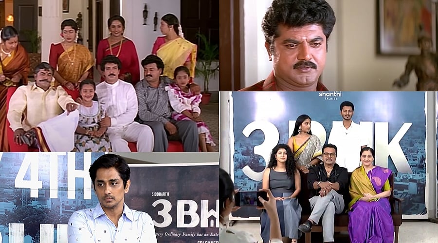 சூர்ய வம்சம் காட்சியை மறு உருவாக்கம் செய்த 3 பிஎச்கே படக்குழு!