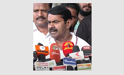 நடித்தால் நாட்டை ஆளலாம் என்ற போக்கு கொடுமையானது: சீமான்  