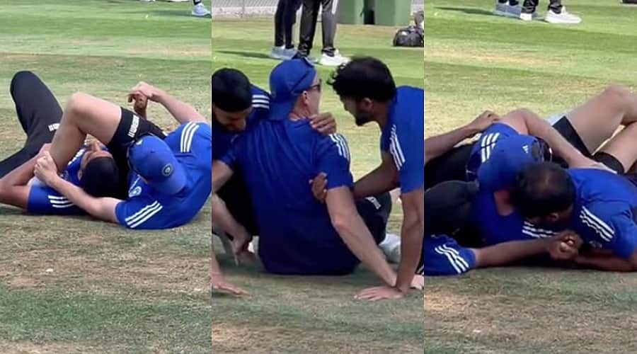 இந்திய வீரர்களுடன் சண்டையிட்ட பயிற்சியாளர்..! வைரலாகும் விடியோ! 