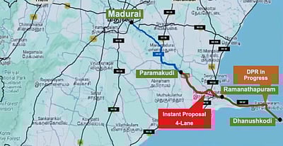 ரூ.1,853 கோடியில் பரமக்குடி - ராமநாதபுரம் நான்குவழிச் சாலைத் திட்டம்: மத்திய அமைச்சரவை ஒப்புதல்  