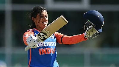 ஐசிசி டி20 பேட்டிங் தரவரிசையில் ஸ்மிருதி மந்தனா முன்னேற்றம்!