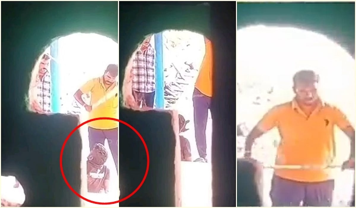 காவல் துறை அத்துமீறல்..! சிவகங்கை இளைஞர் அஜித்தை தாக்கும் விடியோ வெளியீடு!