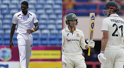 2-ஆவது டெஸ்ட்: அல்ஜாரி ஜோசப் 4 விக்கெட்டுகள், ஆஸி. 286-க்கு ஆல் அவுட்!