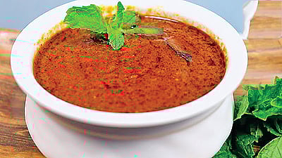 புதினா குழம்பு