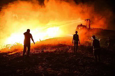 துருக்கி, சிரியாவில் பயங்கர காட்டுத் தீ! மக்கள் வெளியேற்றம்..போராடும் தீயணைப்பு வீரர்கள்! 