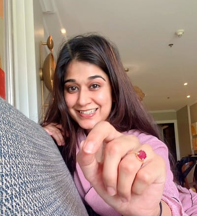 காதல் கோரிக்கை... பிராச்சி பன்சால்! 