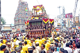 சேலம் கோட்டை மாரியம்மன் கோயில் உண்டியல் காணிக்கை ரூ. 22.85 லட்சம்!