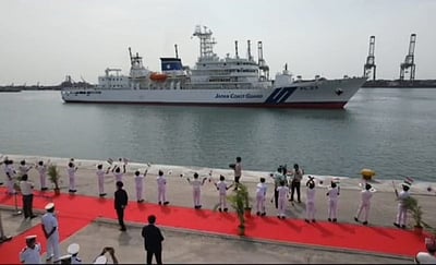 ஜப்பான் கடலோரக் காவல்படை கப்பல் சென்னை துறைமுகம் வருகை
