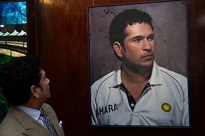 லண்டன் லார்ட்ஸ் திடல் எம்சிசி அருங்காட்சியகத்தில் சச்சின் உருவப்படம் திறப்பு!