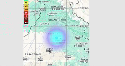 தில்லியில் கடந்த 2 நாள்களில் 2ஆவது முறையாக நிலநடுக்கம் ! 