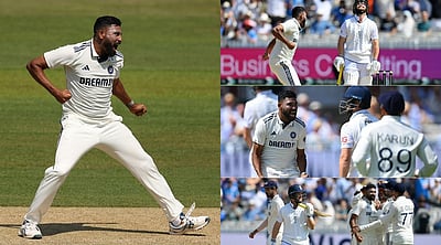 விக்கெட் எடுத்த உற்சாகத்தில் இங்கிலாந்து வீரரை மோதிய சிராஜ்..! அபராதம் விதிக்கப்படுமா? 