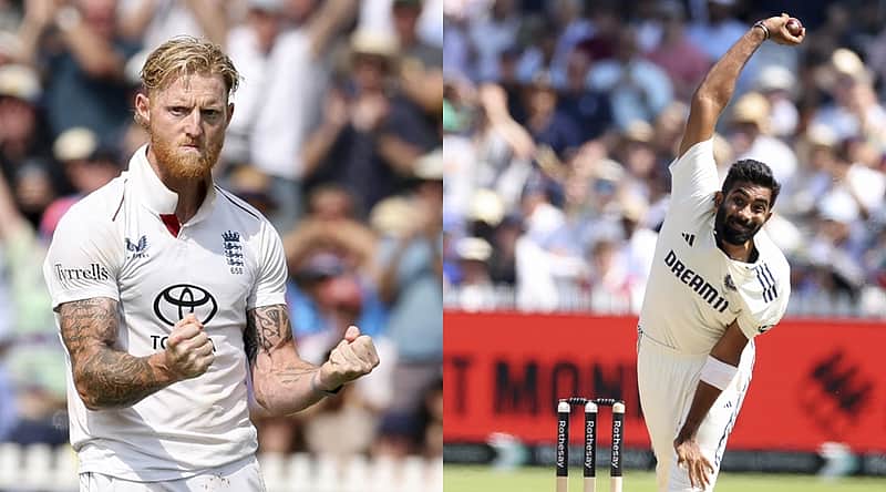 ben stokes and Jasprit Bumrah.